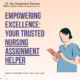 Elevate Your Nursing Journey with My Assignment Services – Your Trusted Nursing Assignment Helper