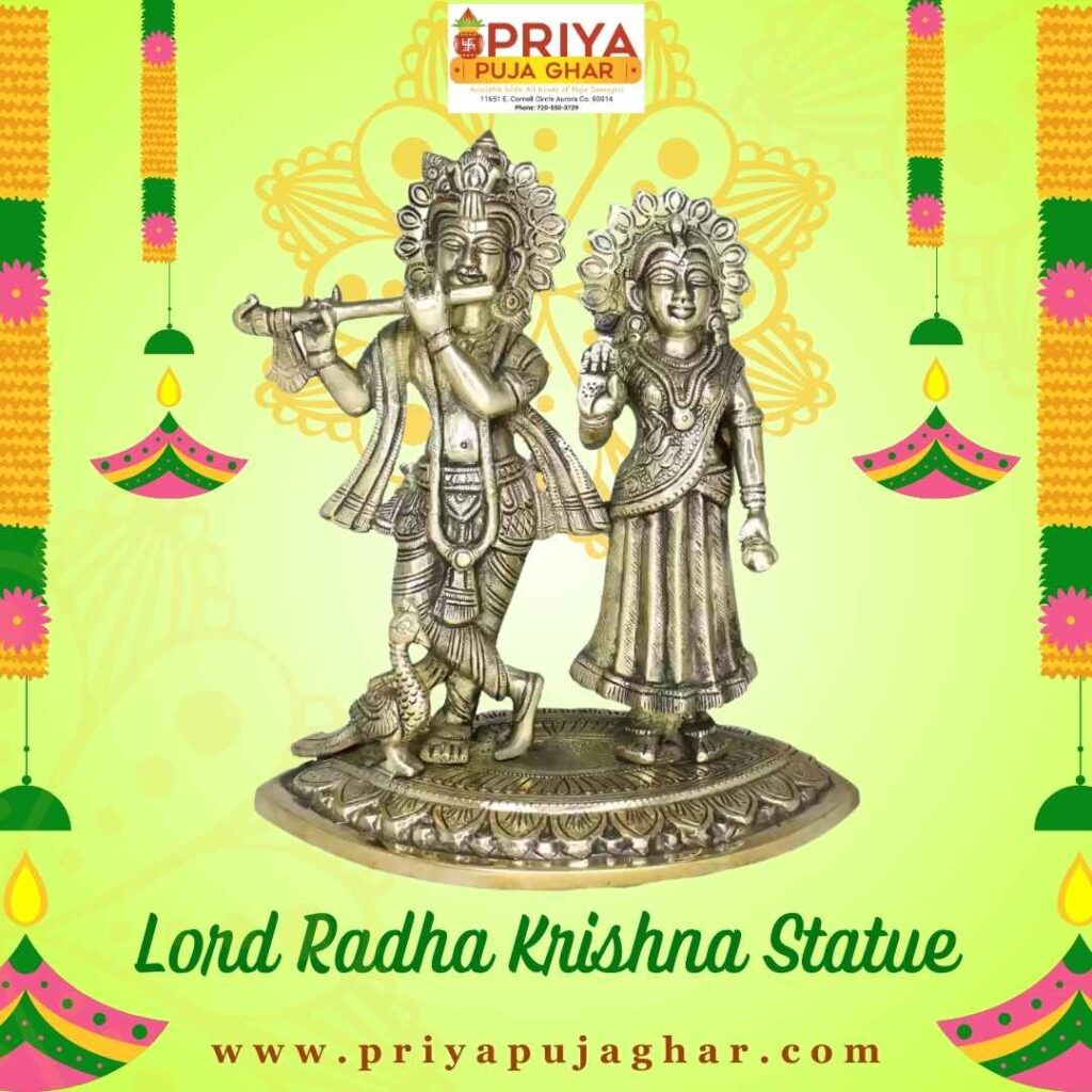 8 inches lord radha krishna statue 77d6a784
