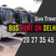 Private Bus Hire in Delhi - Siya Travels