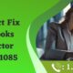 Deal with the glitch QuickBooks Web Connector Error QBWC1085 instantly