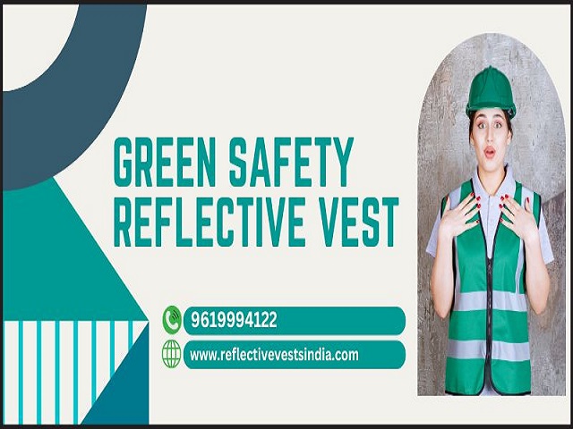 green safety reflective vest c26f8189