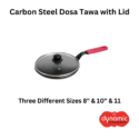 dynamic cookware carbon steel dosa tawa with lid d24eff79