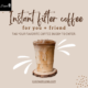 Buy Instant Filter Coffee – Evoragreens