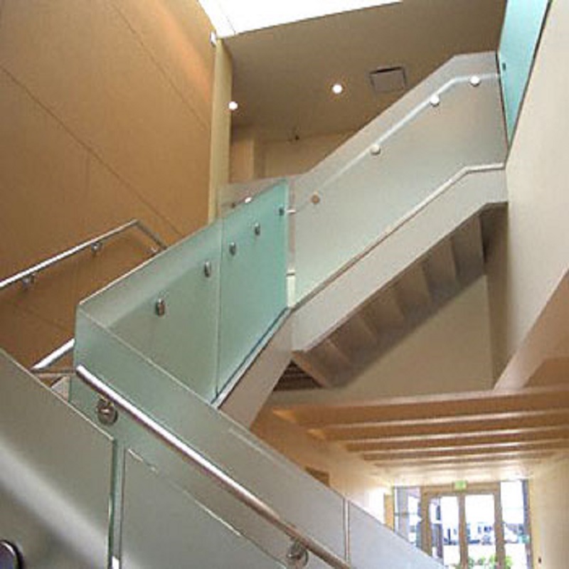 modern stairs glass railings 86985feb