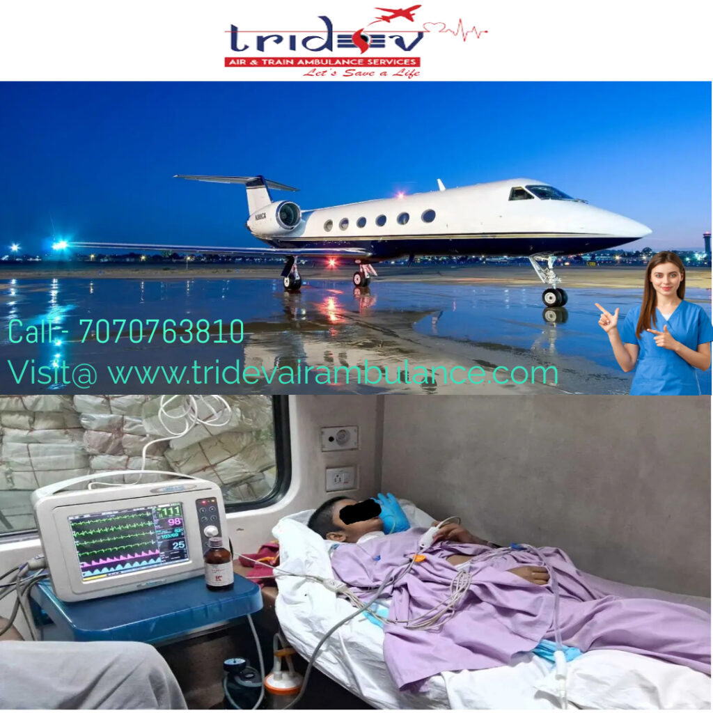 never feel discomfort during the journey offered by tridev air ambulance 5c3728a0