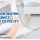 Aircon water leaking