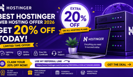 Best Hostinger Web Hosting Offer 2026 Get 20% Off Today