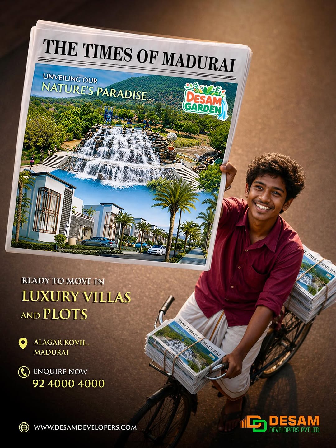 Premium Farmland in Madurai – Desam Garden, Alagar Kovil