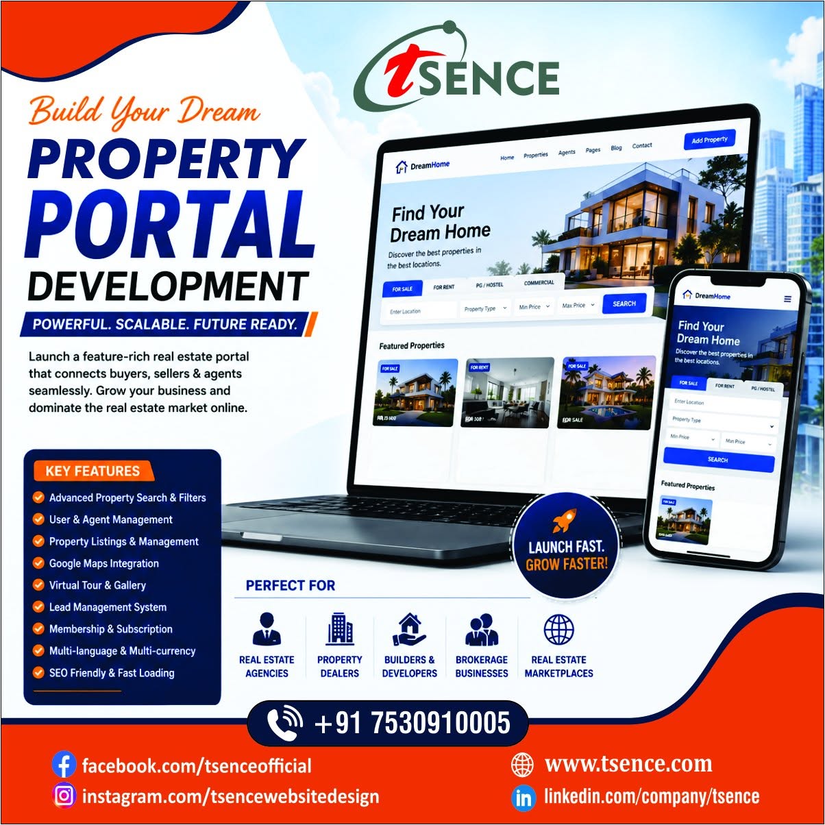 Custom Web Engineering, App Development & Growth Marketing — TSENCE