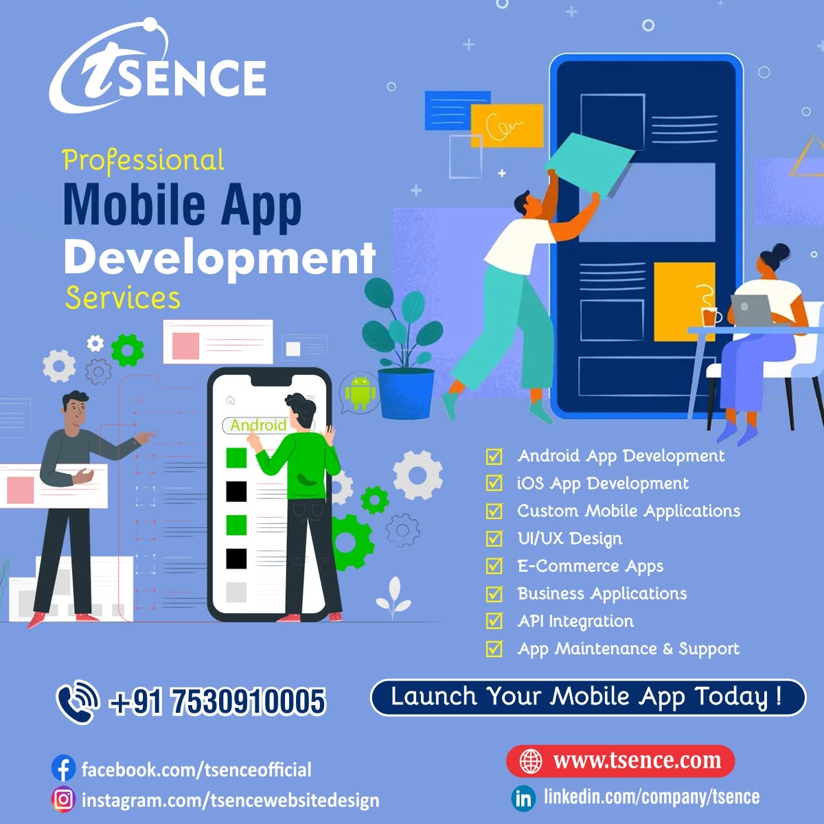 Custom Web Engineering, App Development & Growth Marketing — TSENCE