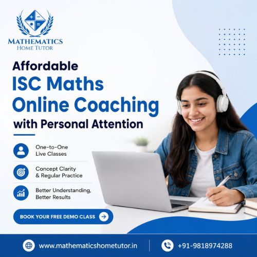 Affordable ISC Maths Online Coaching with Personal Attention