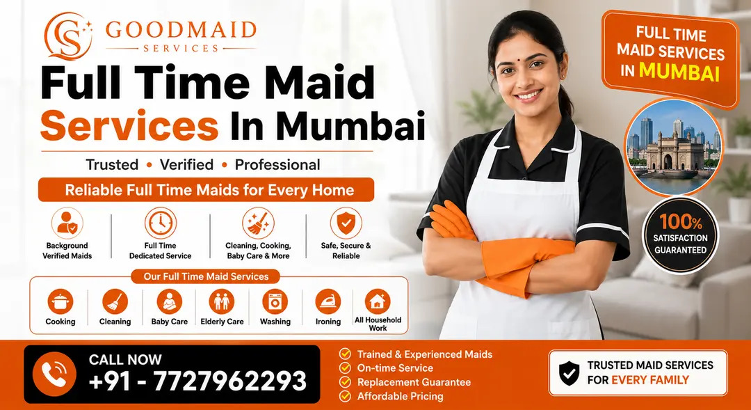 Best & Professional Maid Service Mumbai for Trusted Home Support