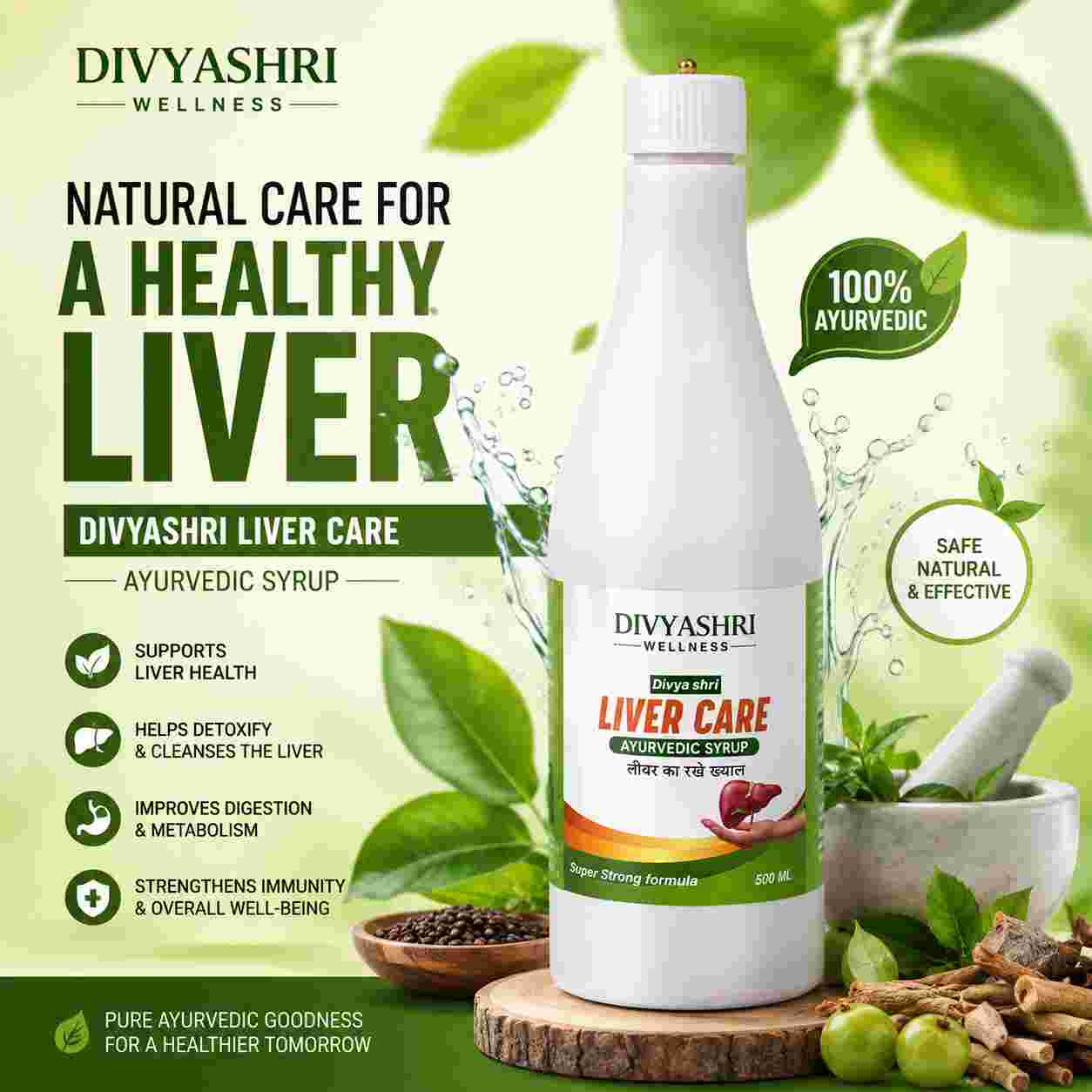 Ayurvedic Liver Care Tonic – Natural Liver Detox & Digestion Support