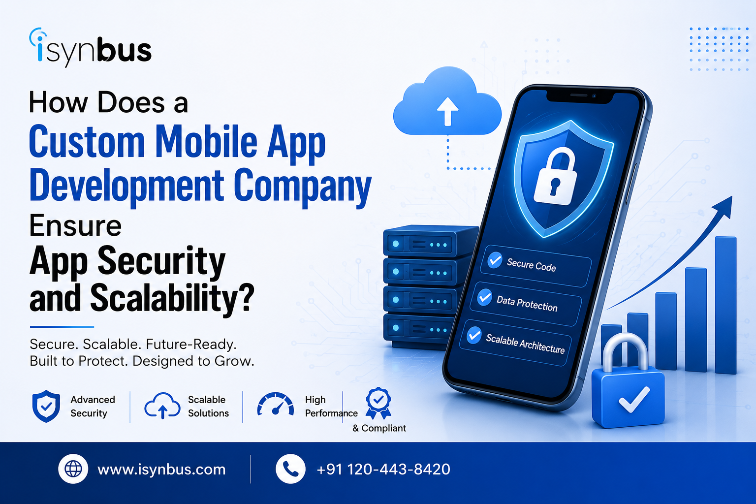 How Does a Custom Mobile App Development Company Ensure App Security and Scalability?