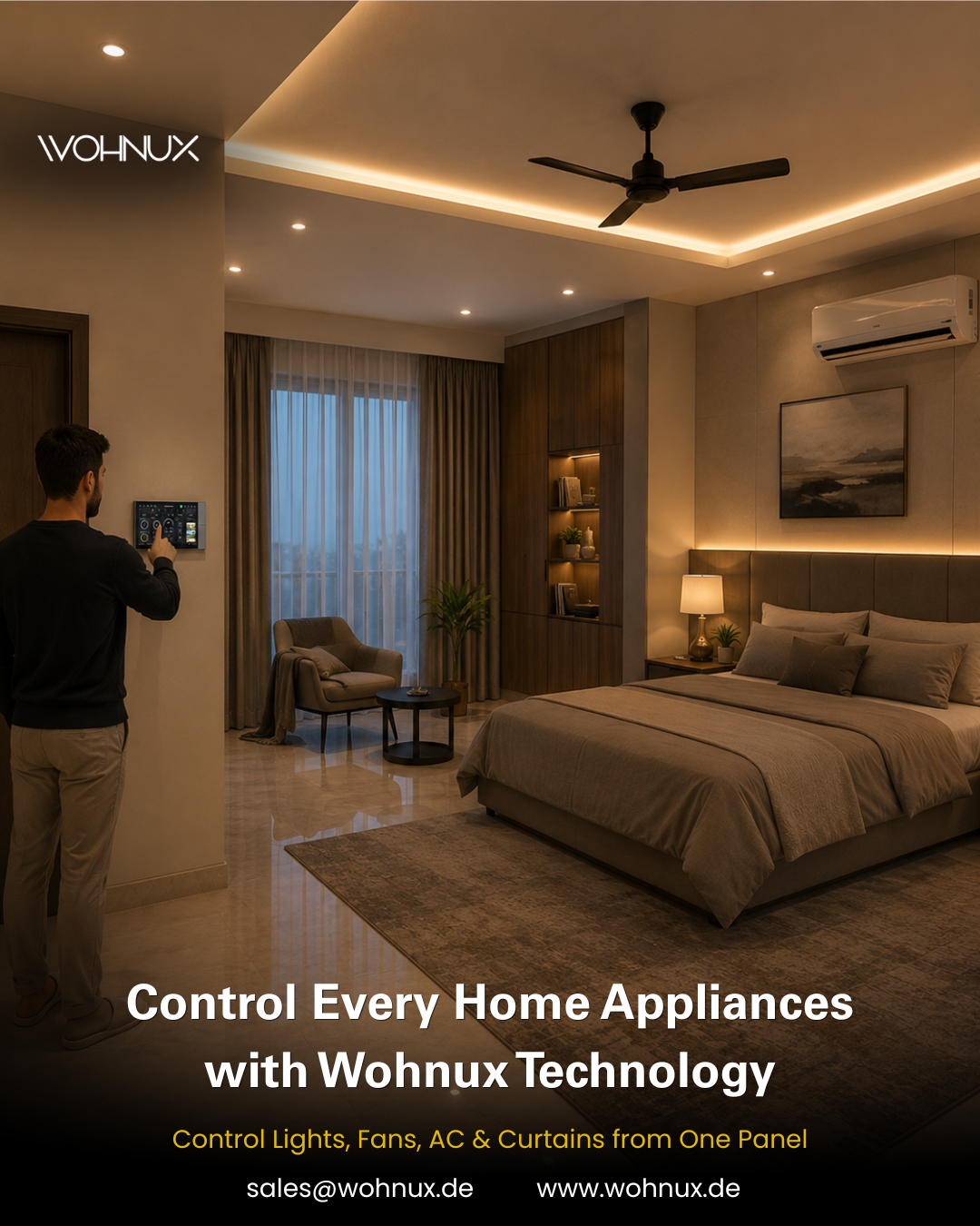 Smart Home Automation Solutions in India — Wohnux German Technology