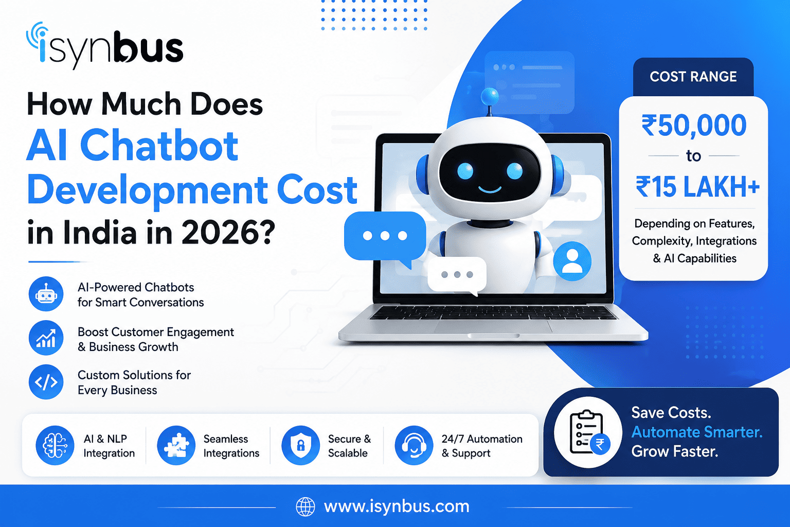 How Much Does AI Chatbot Development Cost in India in 2026?