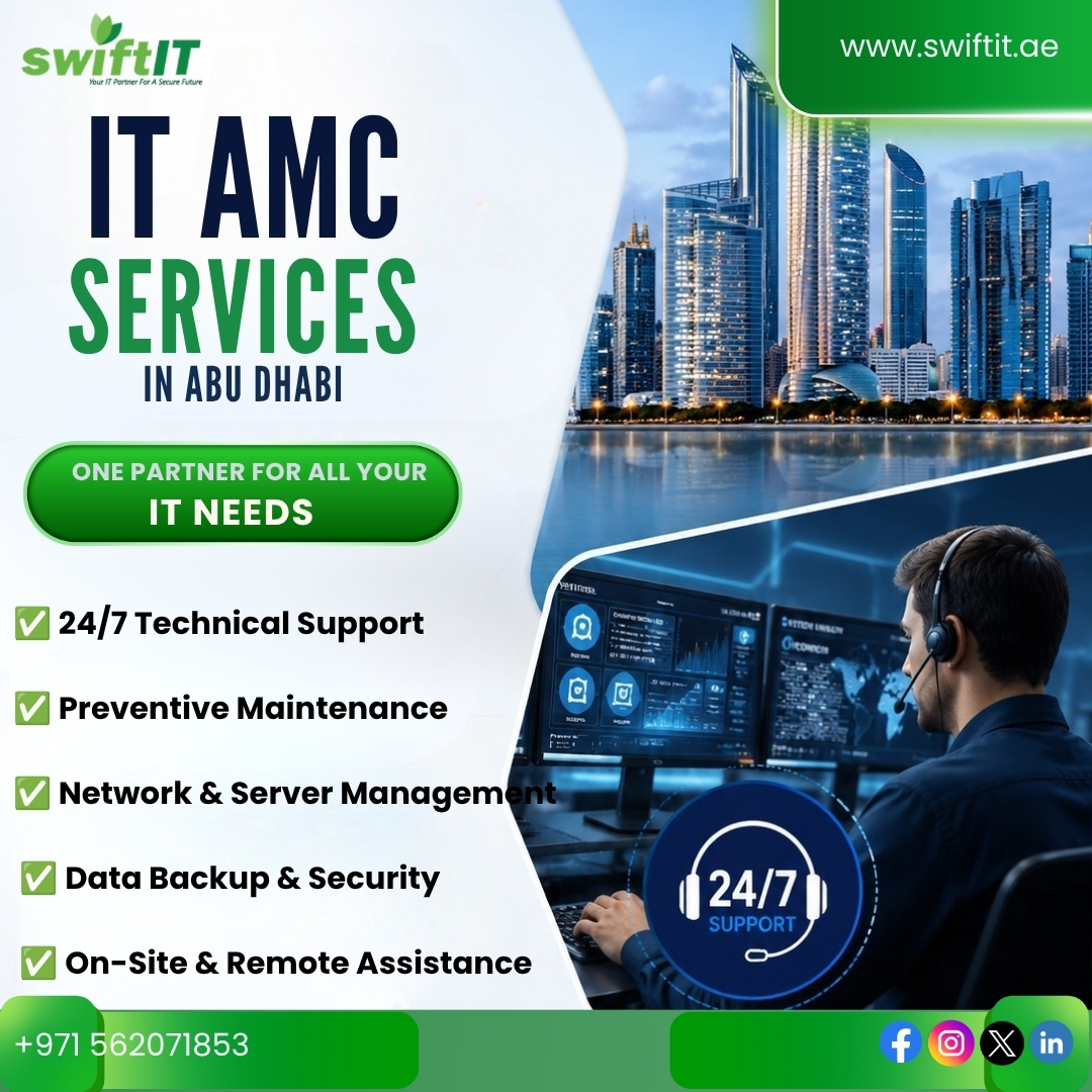 Professional IT Maintenance & CCTV Solutions in Abu Dhabi | SwiftIT