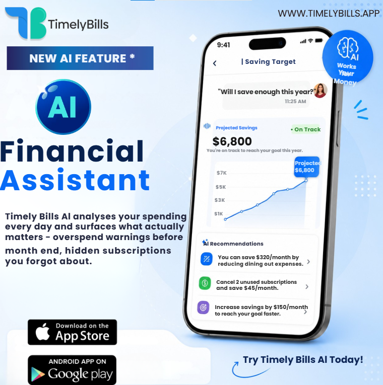 Best Bill Reminder App to Simplify Your Personal Finance | TimelyBills
