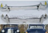 Mercedes Ponton 6-cylind W180 W128 Coupe Cabriolet bumpers (54-60)