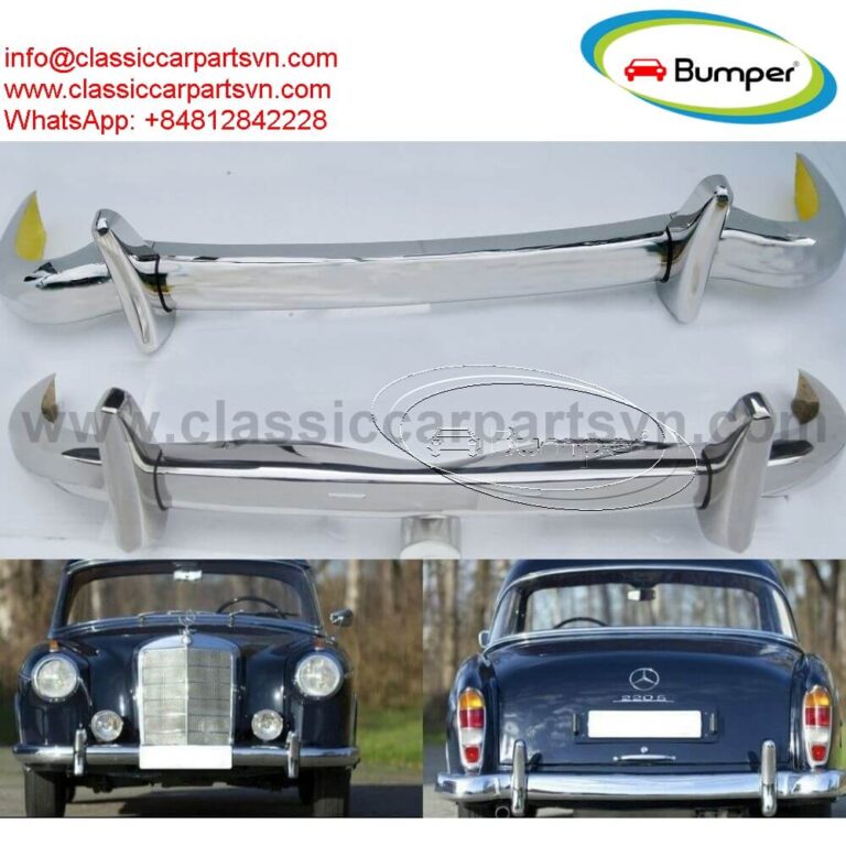 Mercedes Ponton 6-cylind W180 W128 Coupe Cabriolet bumpers (54-60)