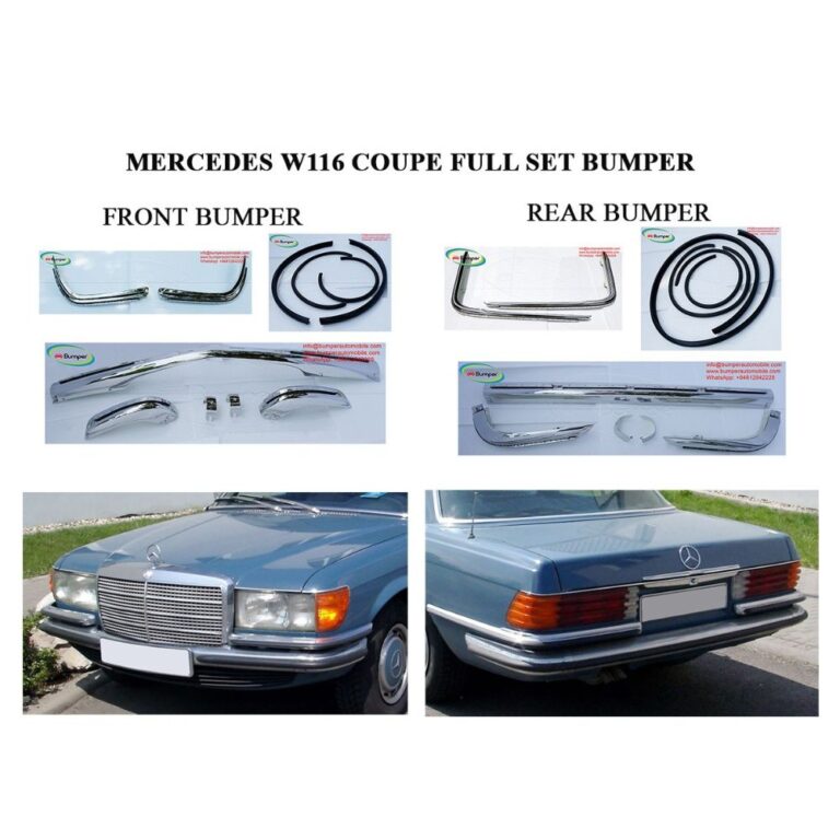 Mercedes W116 EU style bumper