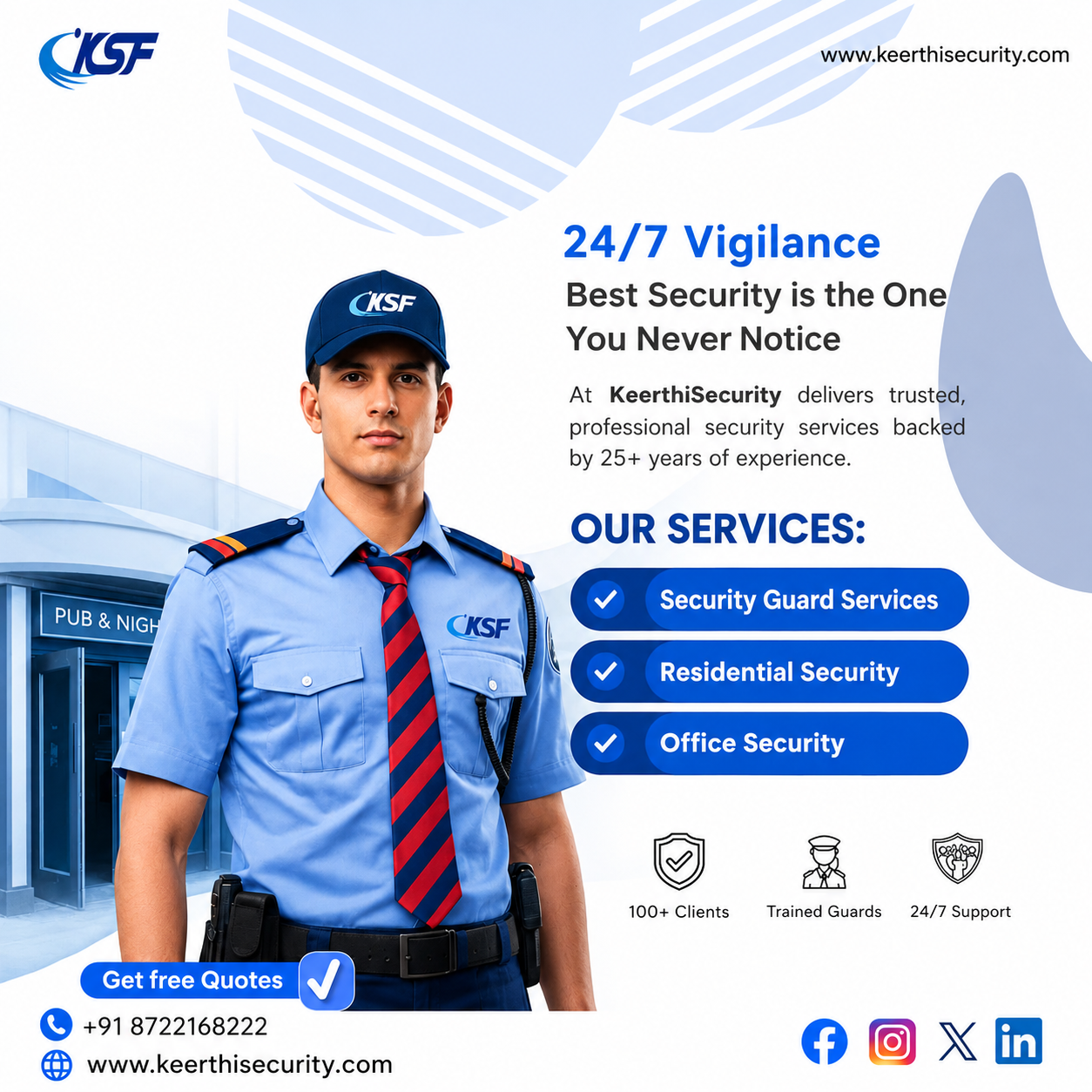 Trusted Security Agency in Horamavu – Keerthifacility’s 25-Year Legacy