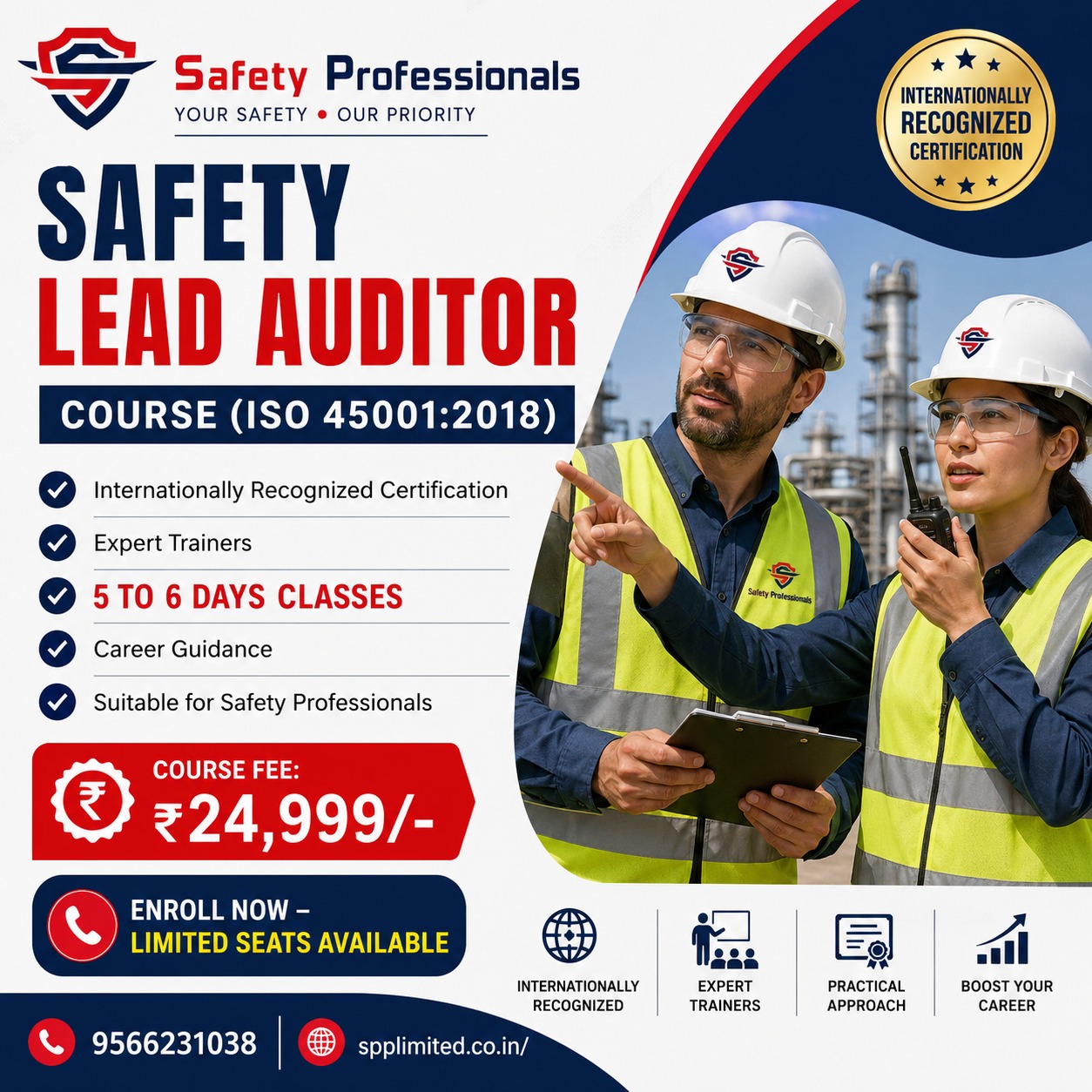 🚀 Advance Your HSE Career with the ISO 45001:2018 Safety Lead Auditor Course