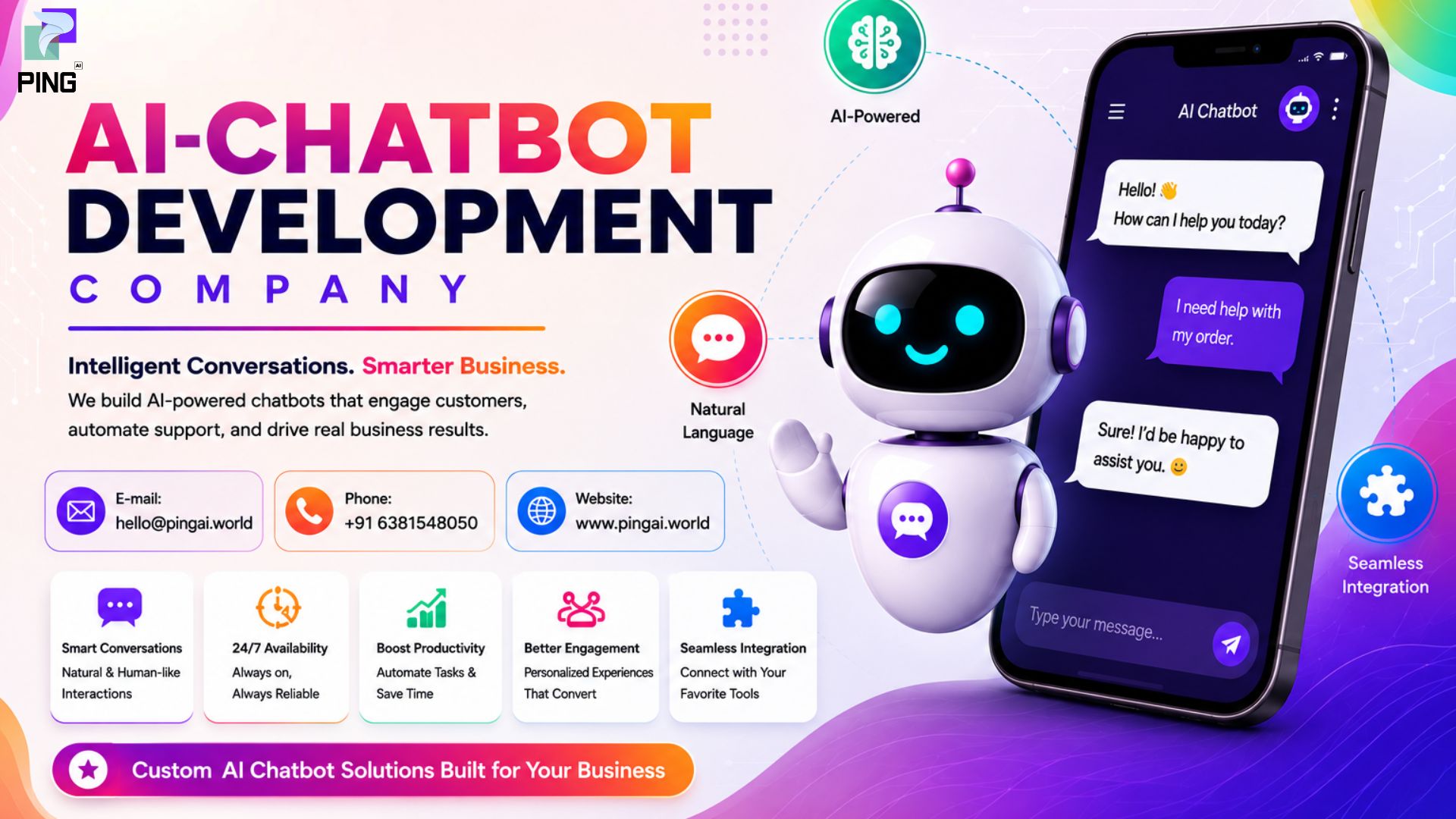 Build API-Integrated AI Agents with AI Chatbot Development Company