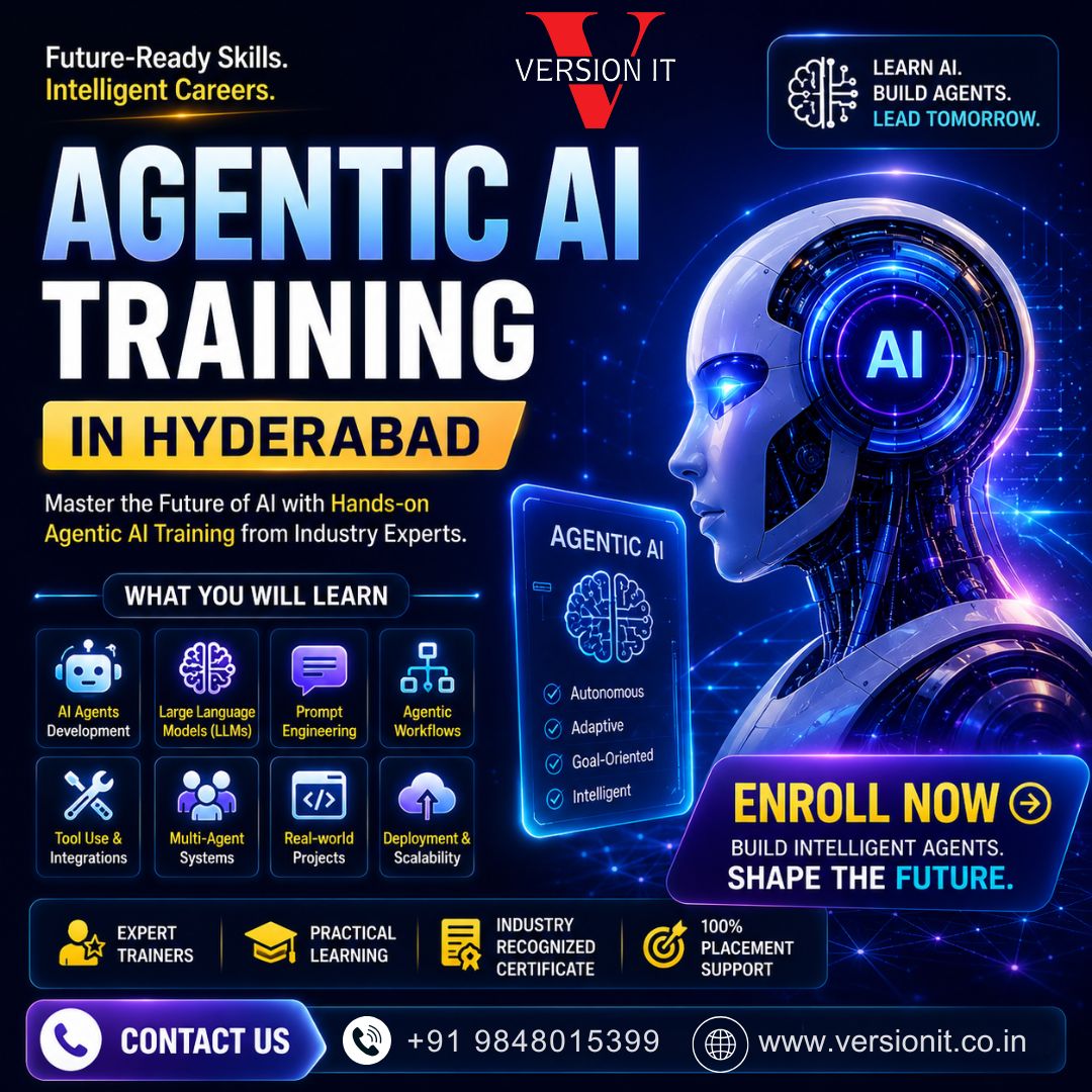Professional Agentic AI Training in Hyderabad for Advanced AI Careers