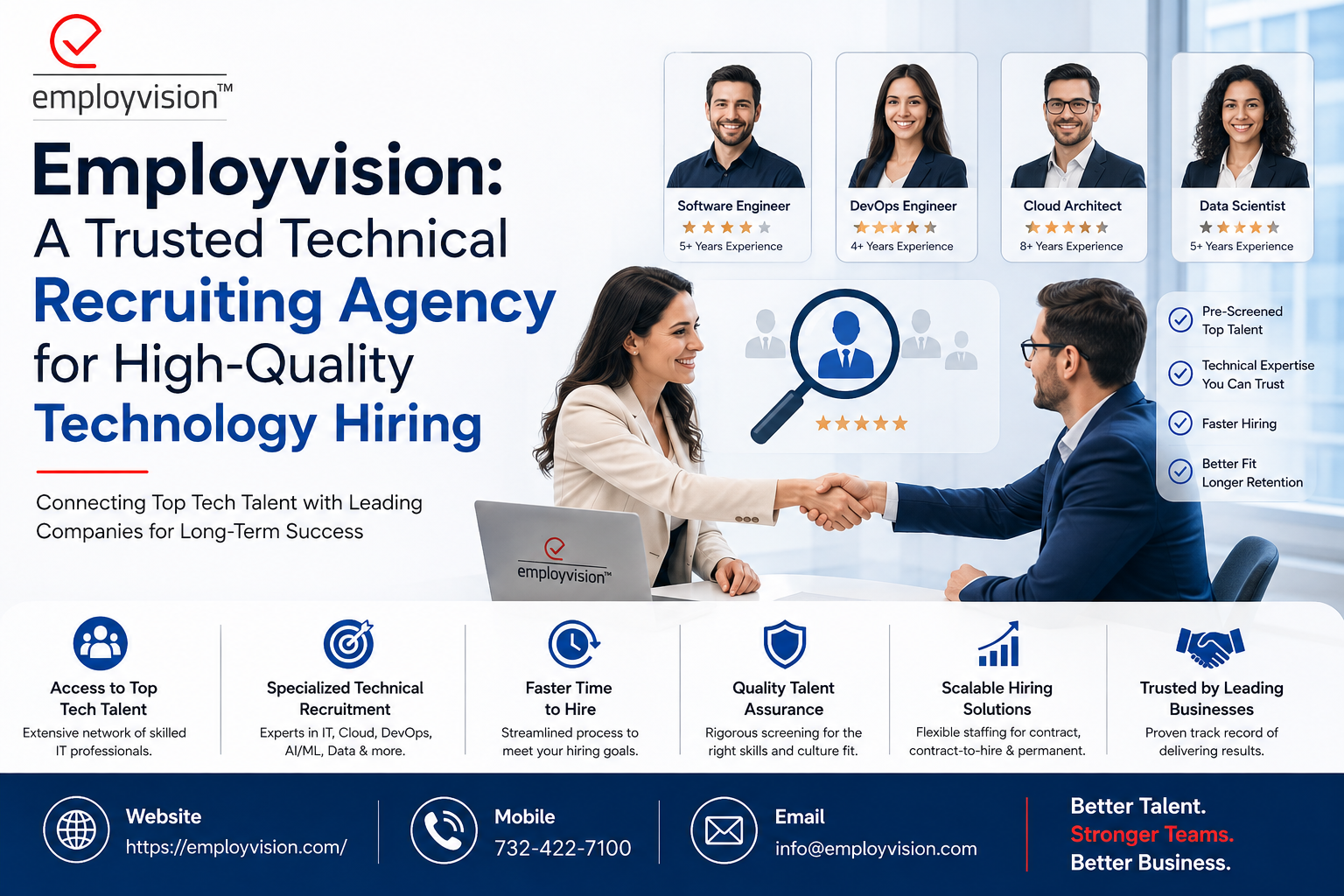 Employvision: A Trusted Technical Recruiting Agency for High-Quality Technology Hiring