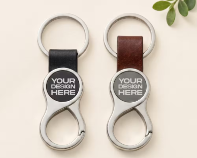 8-Shape-Metal-Keychain