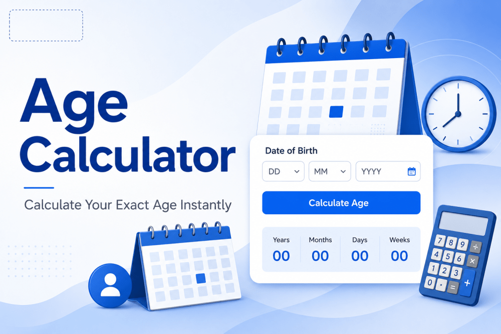 Online Age Calculator for Accurate Date of Birth Calculation