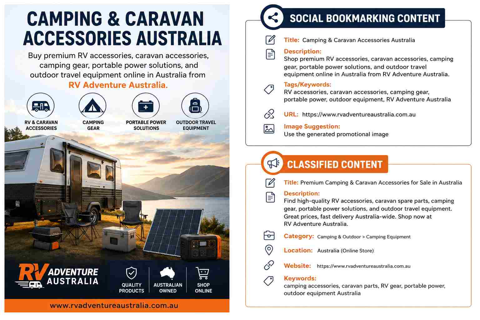 Premium Camping & Caravan Accessories Australia