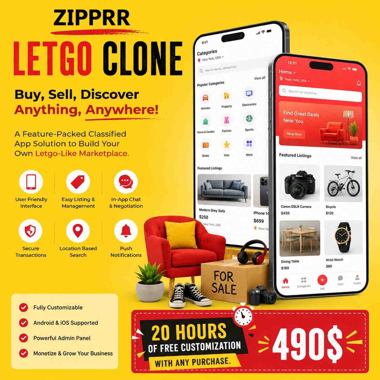 Launch Your Classifieds Startup in Days with Zipprr, $490