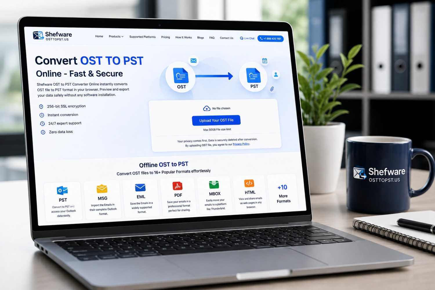 OST to PST Converter Online – Fast & Secure