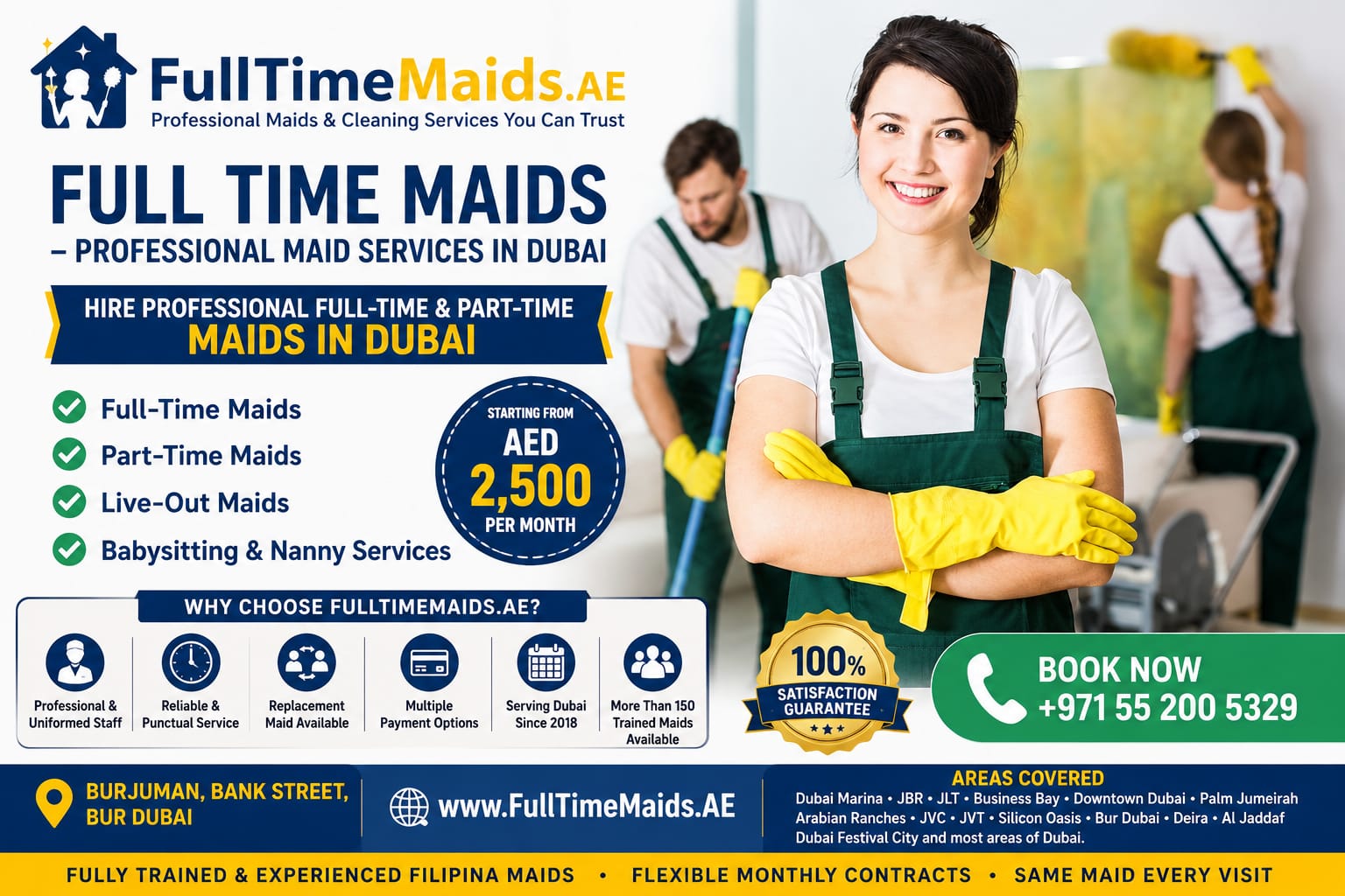 Full Time Maids in Dubai