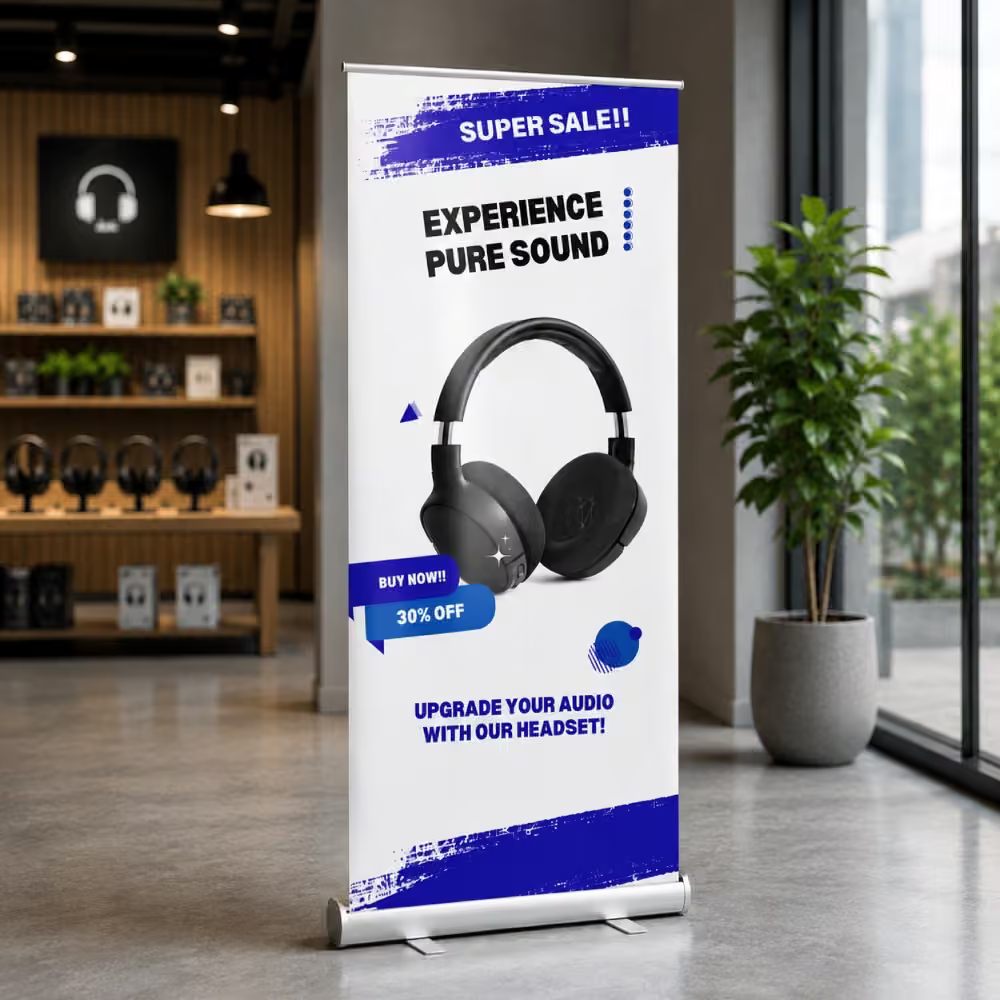 Custom Roll Up Standees