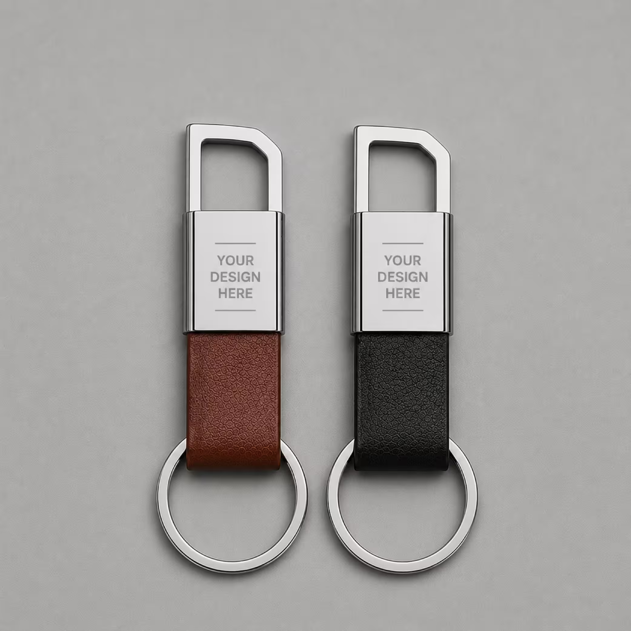 Loop Metal Keychains