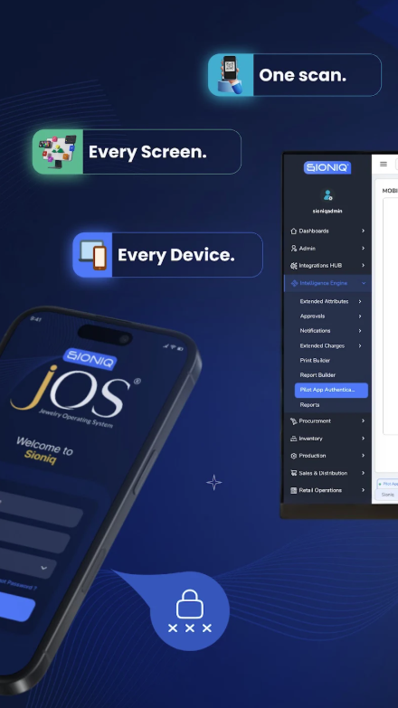 Best Jewellery ERP Software | AI Jewelry Business Software | SIONIQ jOS