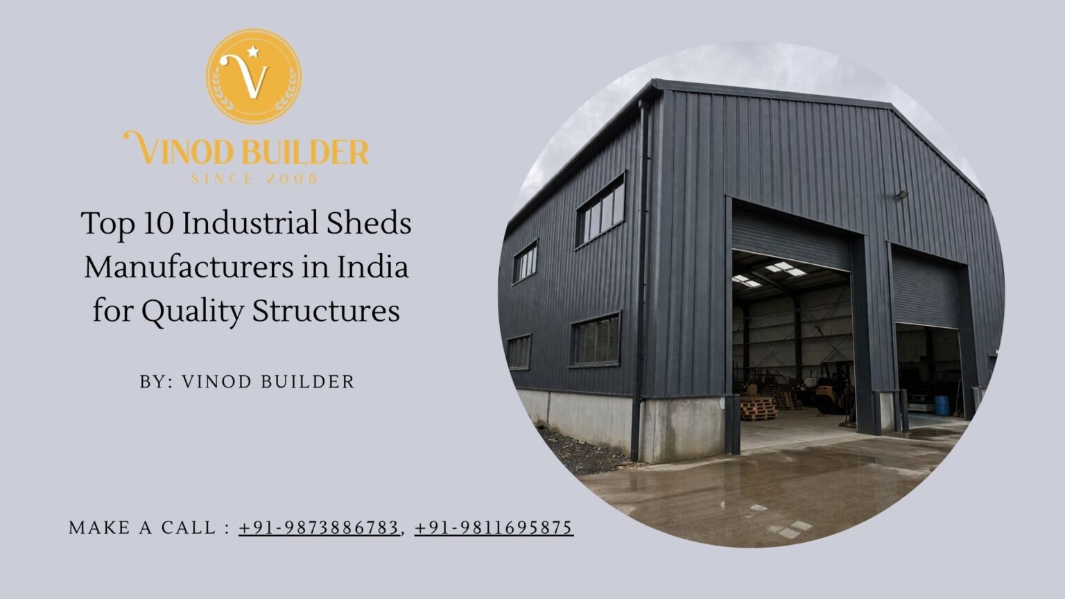 Top Industrial Sheds Manufacturers in India