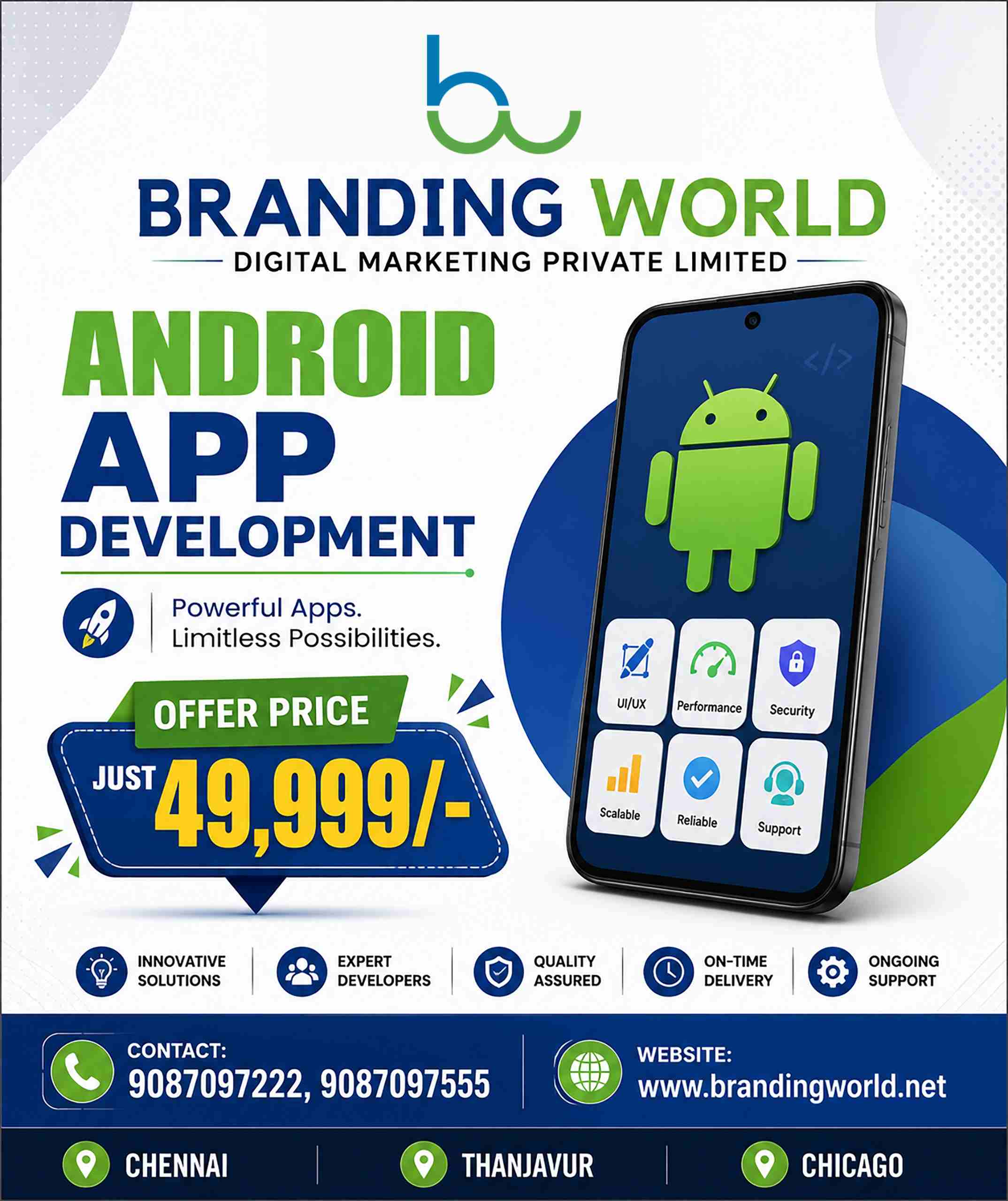 Highly Experienced Mobile App Developer Chennai