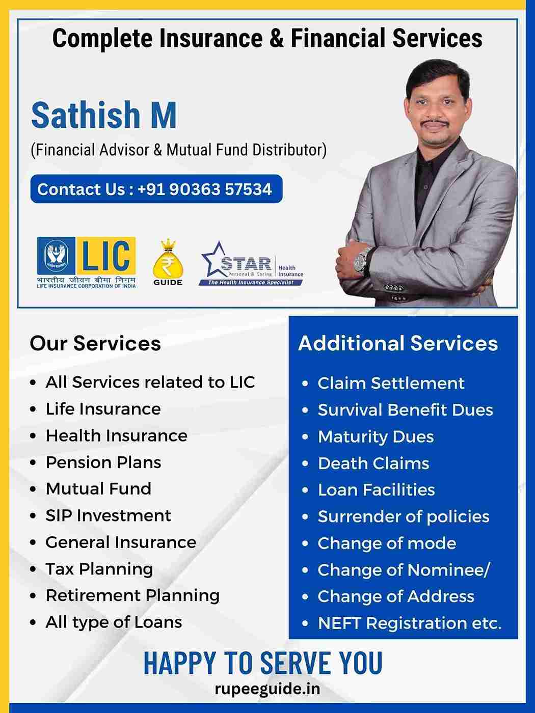 Rupee Guide Financial Consultancy | Best Life Insurance & Health Insurance Advisor in Bangalore, Mysore, Hosur