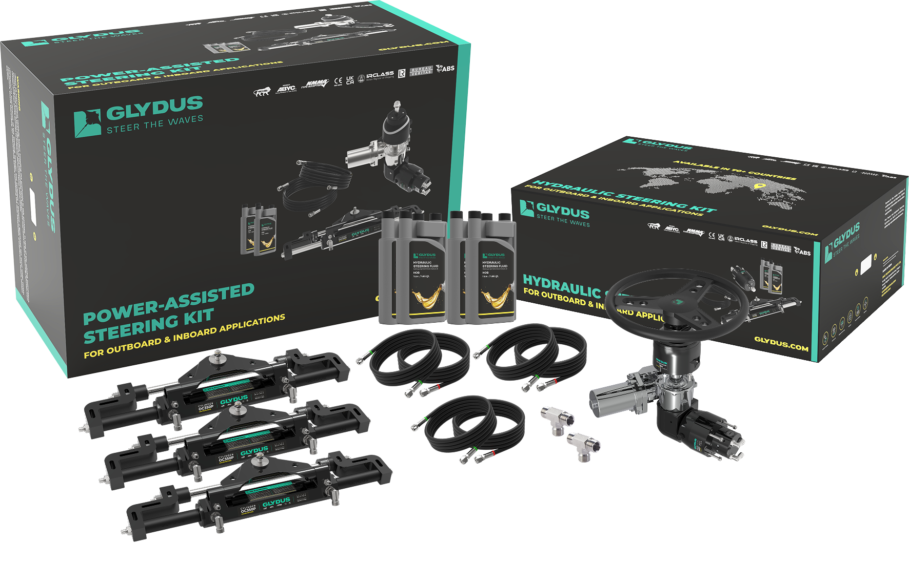 Glydus | Trusted Power-Assisted Boat Steering Manufacturer