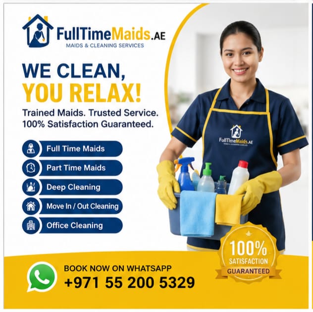 Full Time Maids in Dubai