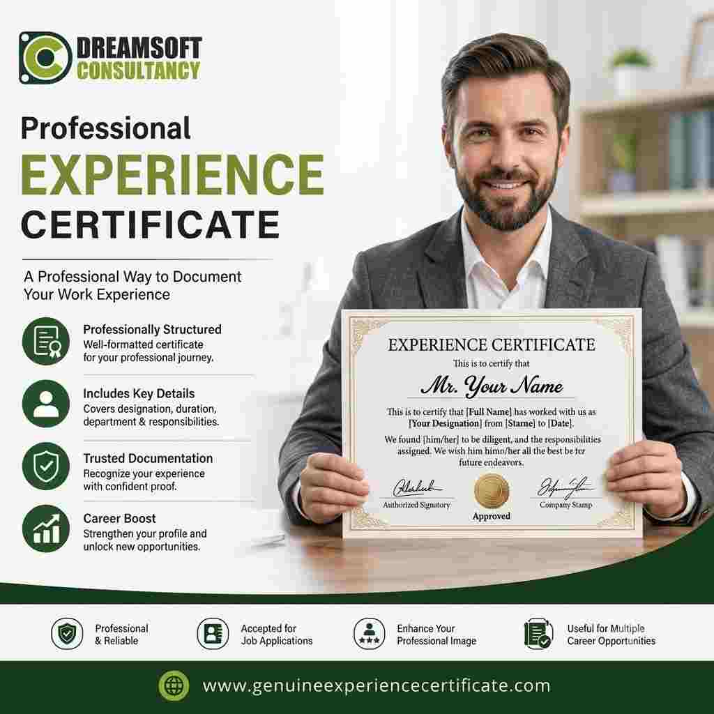 Trusted Experience Certificate Provider in Punjab