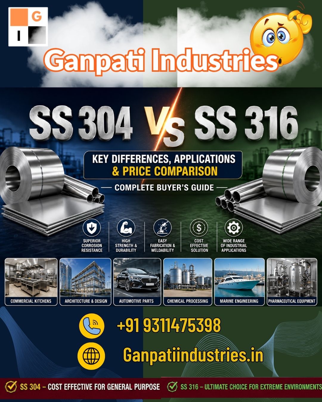 SS 304 vs 316 Stainless Steel: Which Grade Is Better?