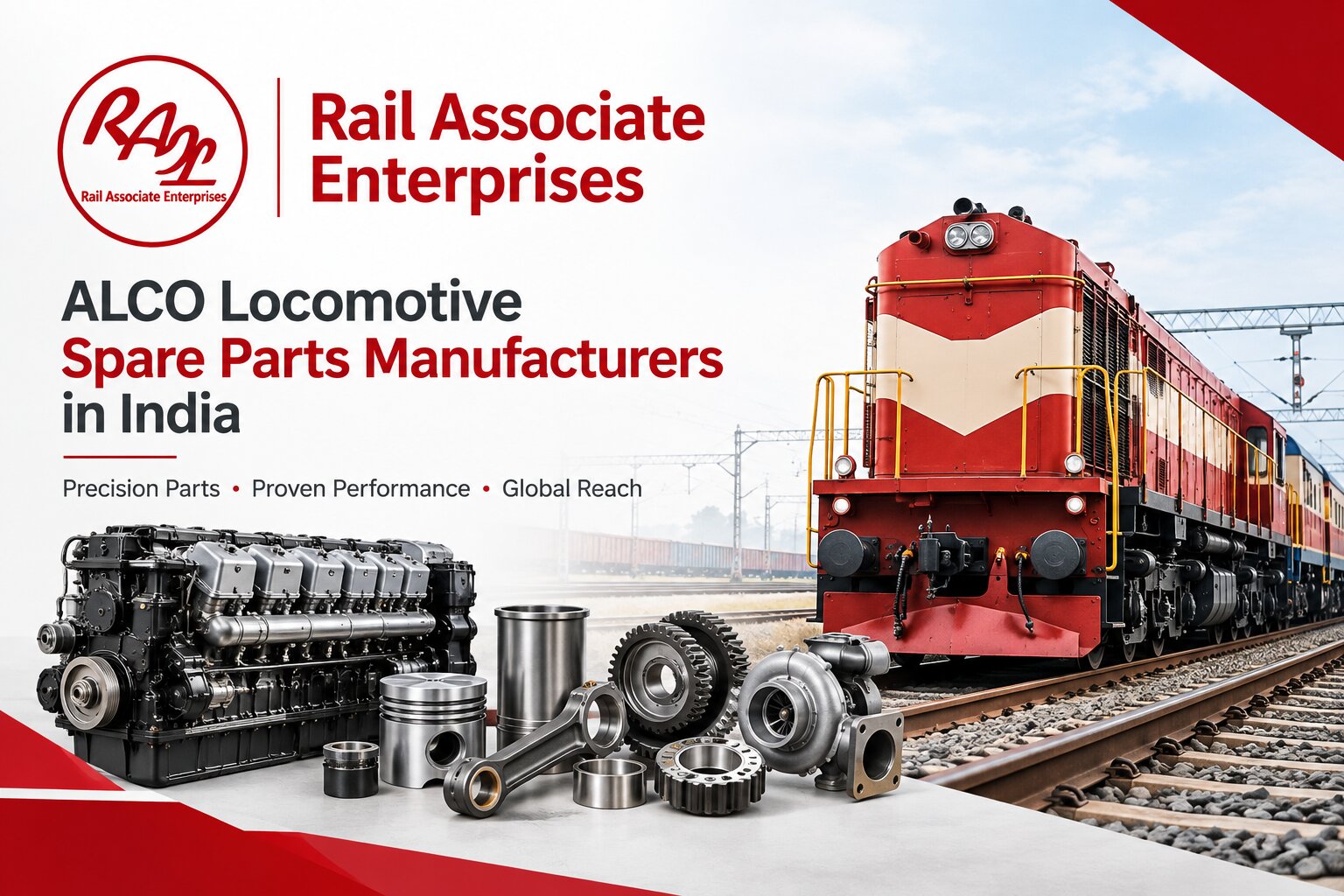 Engine Rebuilding Components for Locomotive Workshops