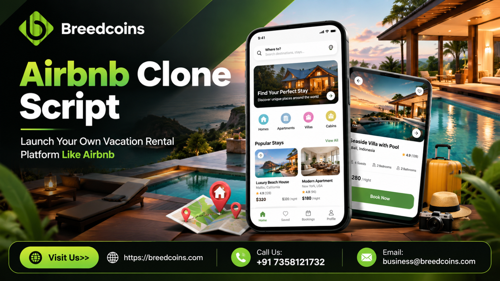 Premium Airbnb Clone Script for Modern Vacation Rental Marketplace Businesses