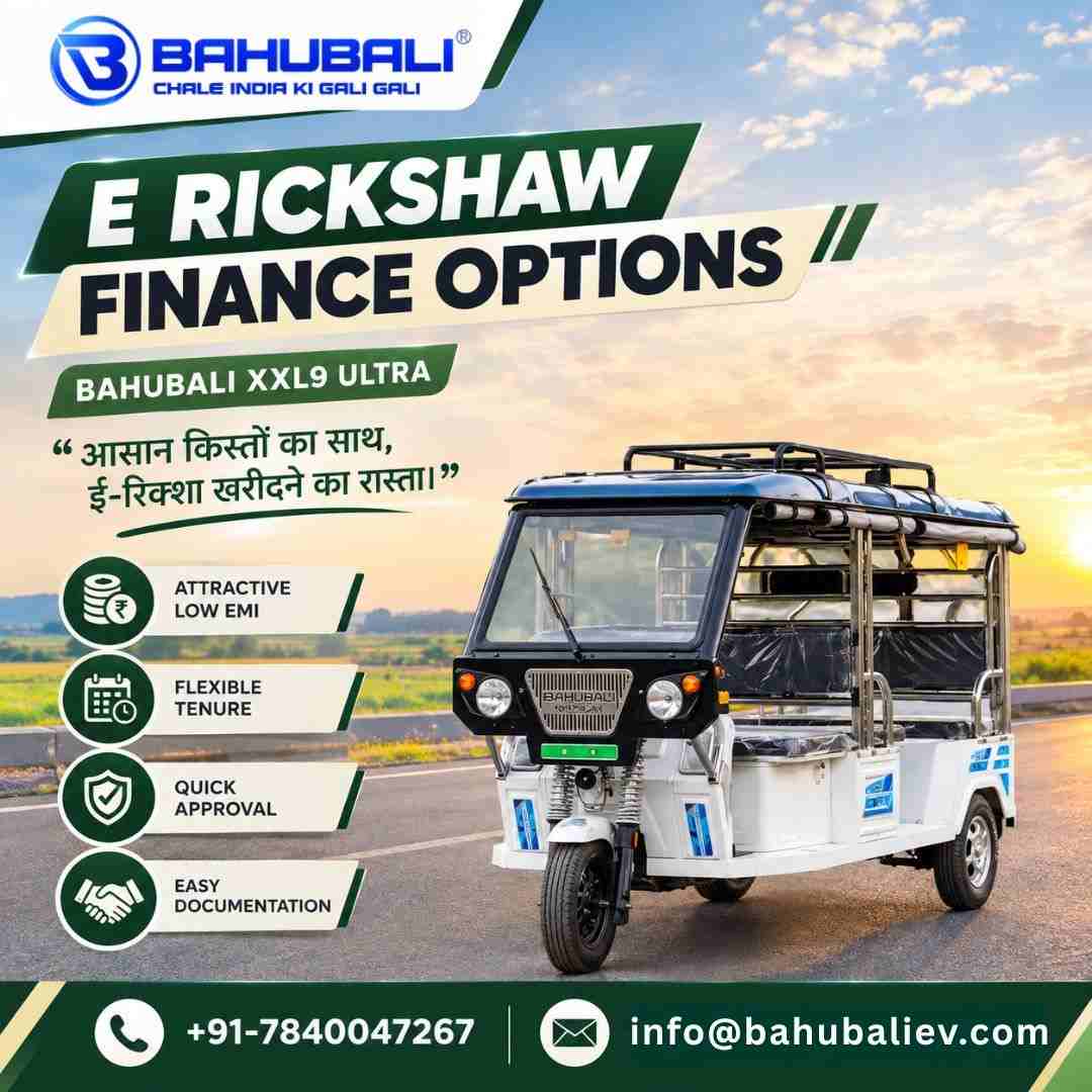 E Rickshaw Finance Options