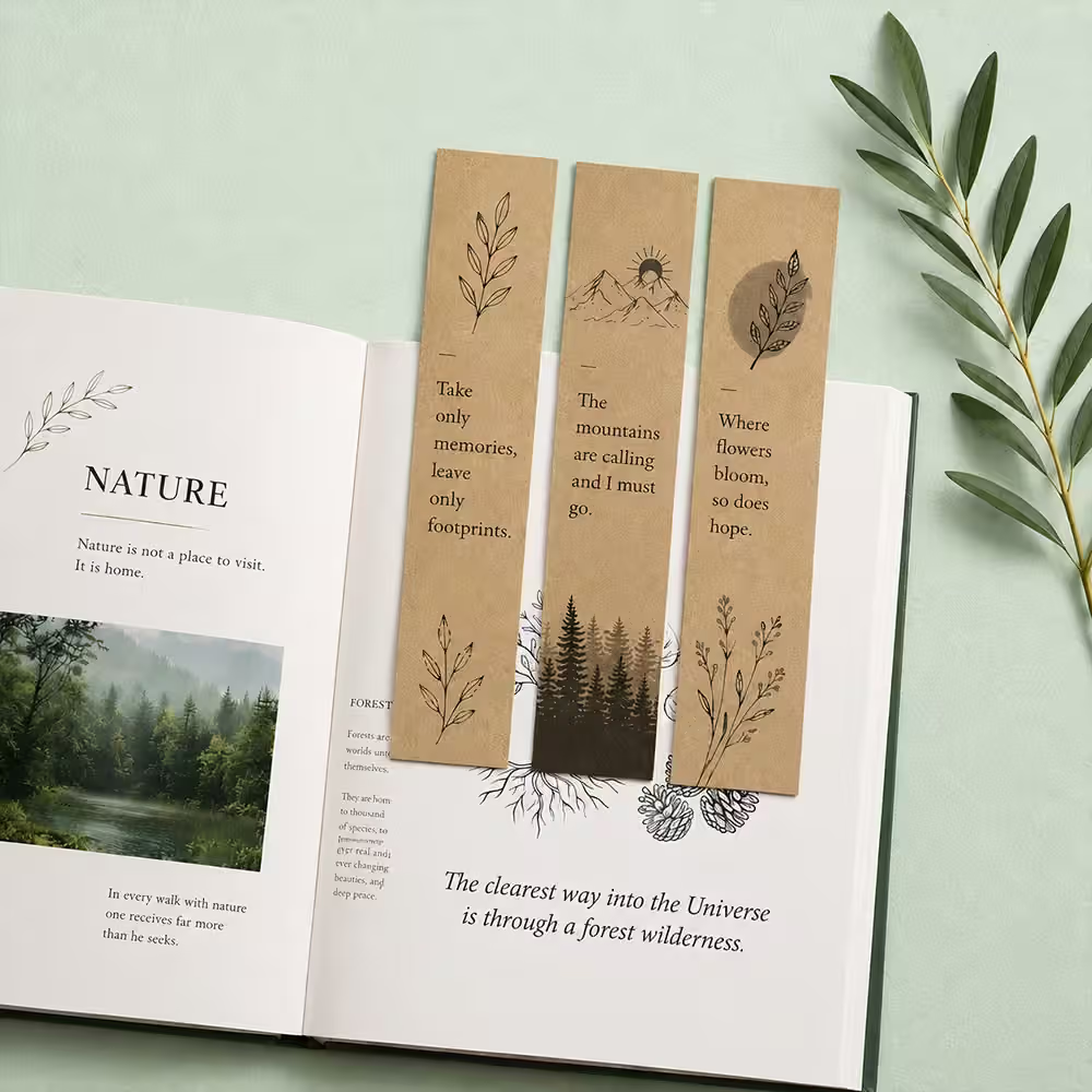 Eco-Friendly Bookmark